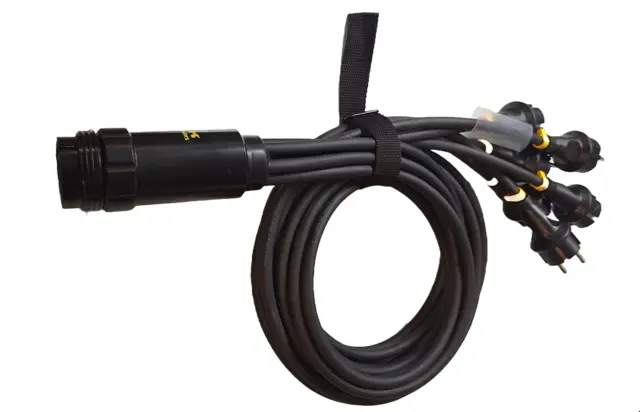 LMT-CAB Soca Blekksprut 1,5mm² 6x1,5 meter m/stropp og krymp 