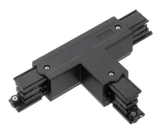CLS Global 3-phaserail T-connector black ground left XTS36-2