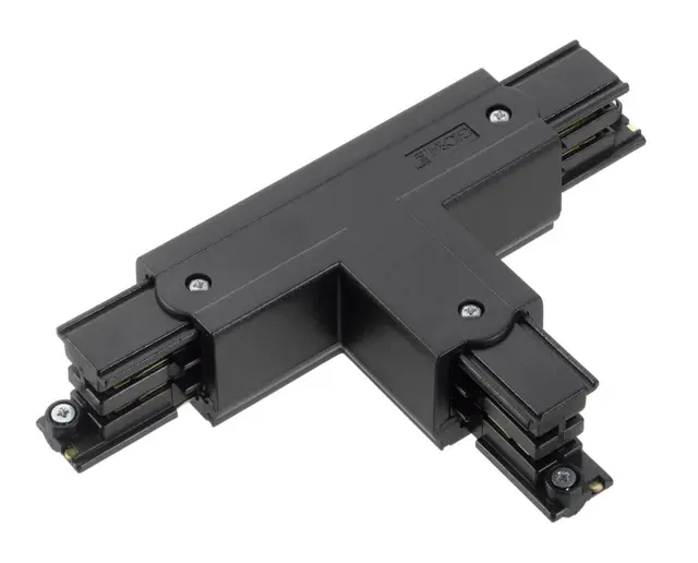 CLS Global 3-phaserail T-connector black ground left XTS36-2 