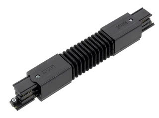 Global 3-phase rail flexible corner Black XTS23-2