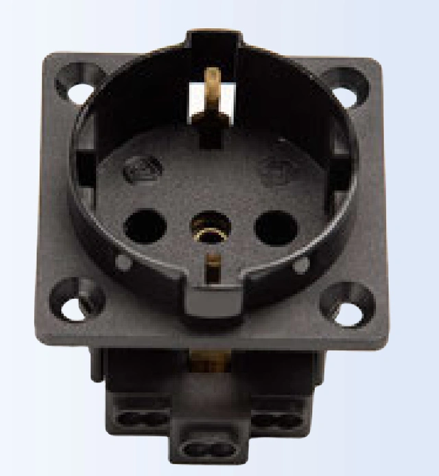 Martin Kaiser Skjøtekontakt 1 veis Chassis Maks 16A Innstikk 