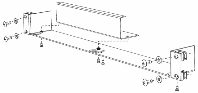ETC Gateway Rack Mount Kit Supports up to 2 Gateways, includ 