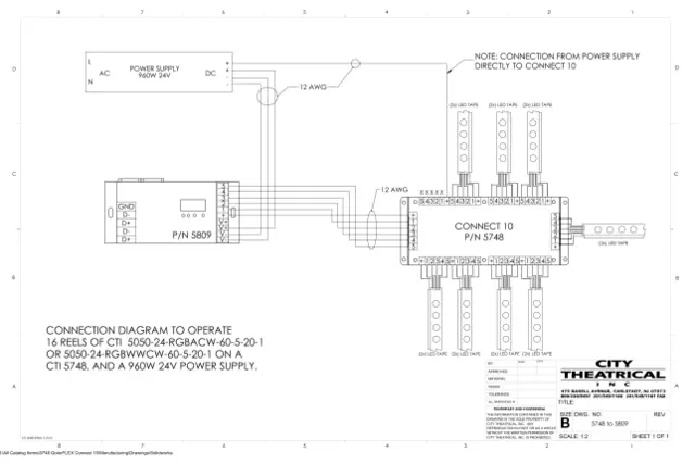 CT QolorFLEX 5x8A Dimmer 