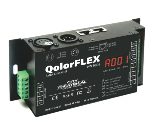 CT QolorFLEX 5x8A Dimmer 