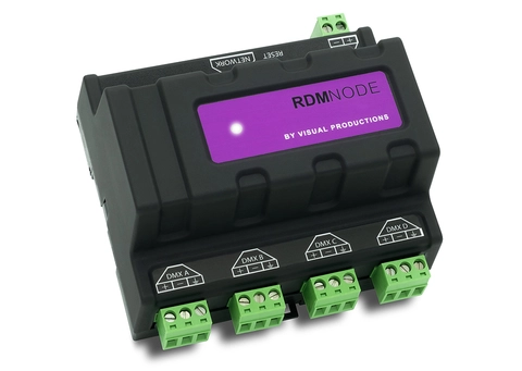 Visual RdmNode 4-port eDMX node