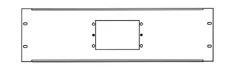 ETC Mosaic Tessera, 19” 3U RackMount Kit