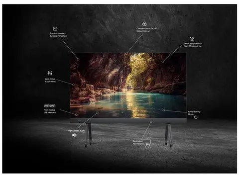 Hisense 163" LED all-in-one, Veggfeste 500nits, Android 9.0, Pixel Pitch: 1.875 