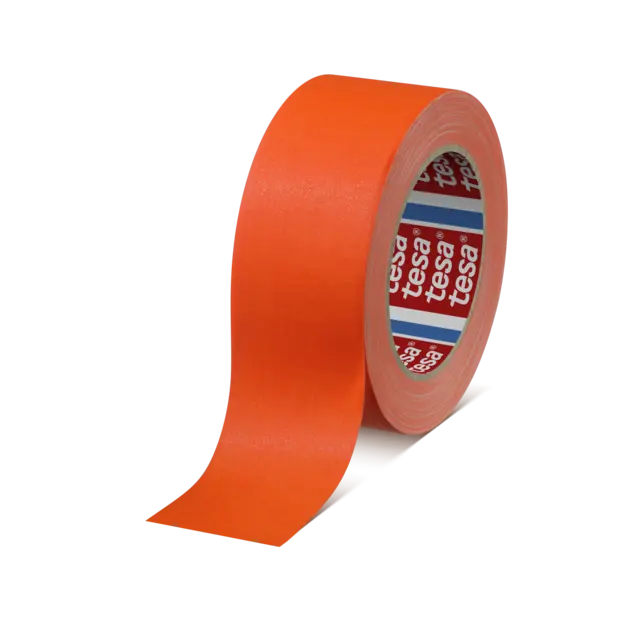 TESA 04671 25m x 50mm, flour Orange Tekstiltape 