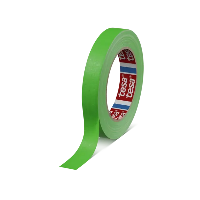 TESA 04671 25m x 19mm, Highlite Grønn, Tekstiltape 