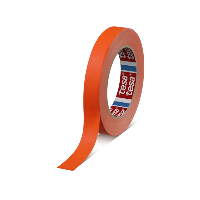 TESA 04671 25m x 19mm, Highlite Orange, Tekstiltape 