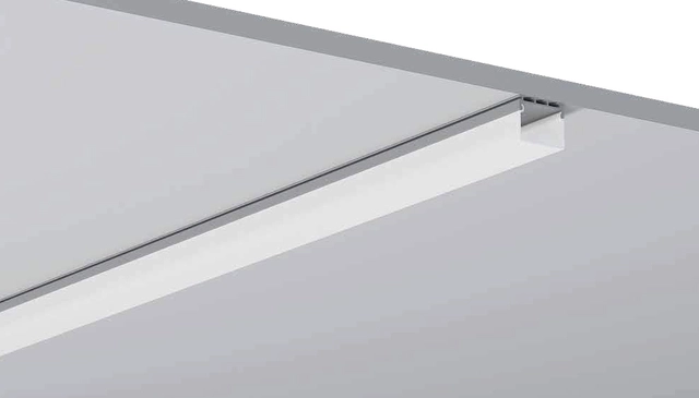 Protech Alu-profile m/firkant cover 2m, 23,2x26,2 