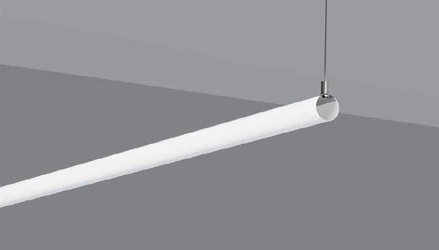 Protech Alu-profile incl. round cover 2m x Ø30 