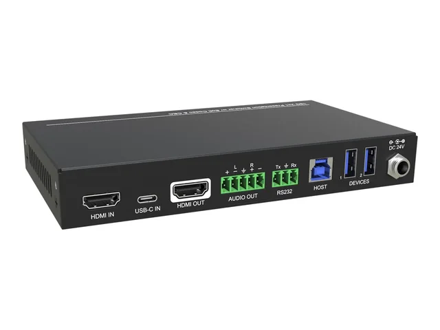 Stoltzen HERA PS21UCH Møteromsswitch USB-C & HDMI switch m/USB hub 