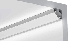 Protech Alu-profile 45° incl cover 2m, 19x19