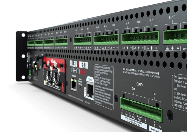 A&H AHM-64 64x64 Audio Matrix Processor Kraftfull 64 x 64 digital lydmatrise 