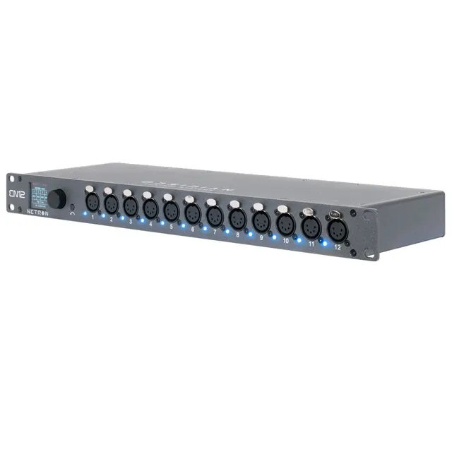 Netron EN12 Node 12U XLR sACN Art-Net Node 19" 