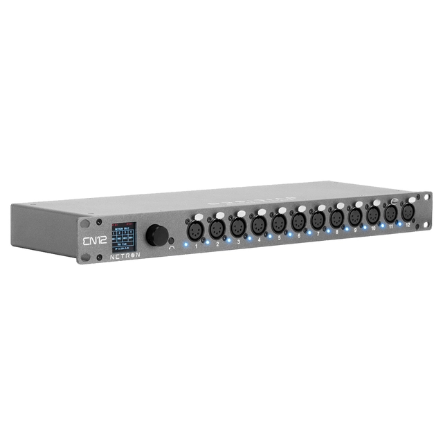 Netron EN12 Node 12U XLR sACN Art-Net Node 19" 