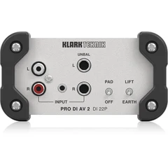 Klark Teknik DI 22P AV Passive Stereo DI