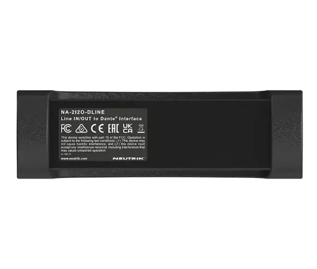 Neutrik Dante Interface linje med 2 INN/2 UT MK2 