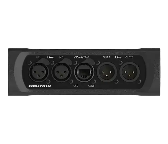 Neutrik Dante Interface linje med 2 INN/2 UT MK2 