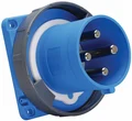 Apparatinntak Innfelt Rett 63A 230V 3P+J 9h, IP67