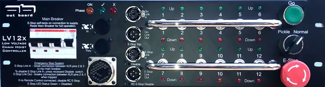 Outboard LV12xR Twelve Ch. controller Low-Voltage w/RCXRK SMART Remote interf. 