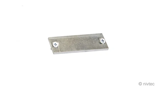 Nivtec. end cap for adapter lath steel galvanized, incl. 2 