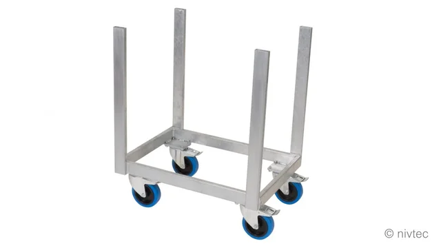 Nivtec trolley for legs, small 64 x 48cm, incl. belt 1,6 t 