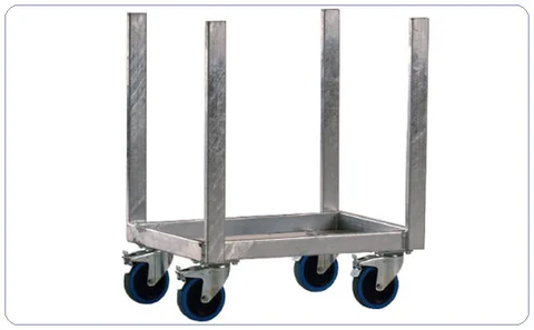 Nivtec trolley for legs, small 64 x 48cm, incl. belt 1,6 t 
