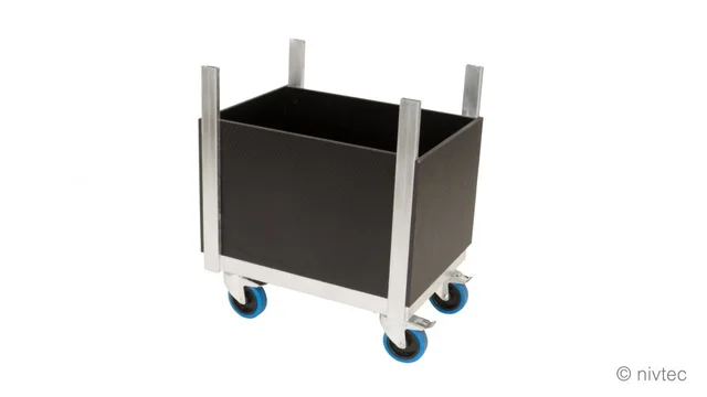 Nivtec trolley for accessories, small 64 x 48cm, with floor 