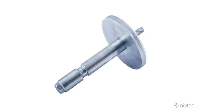 Nivtec support bolt for rails, ø 26 mm steel galvanized 
