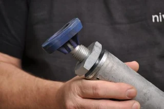 Nivtec steel ball bearing leg +/-3 cm stage h: 75cm (#140) 