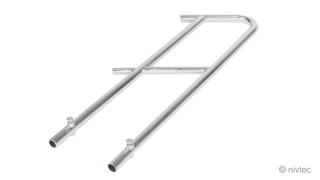 Nivtec stairway rail, H:100cm, final  part hook-on B:350mm* (#217) 
