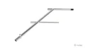 Nivtec stairway rail, H:100cm single middle part (#213)