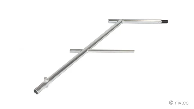 Nivtec stairway rail, H:100cm single middle part (#213) 