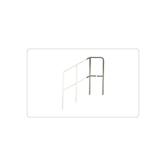 Nivtec stairway rail H:100cm, final part hook-on B:500mm 