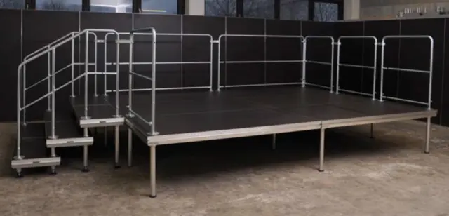 Nivtec safety rail, height 100cm, width: 185cm 