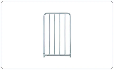 Nivtec safety rail with vertical bars H: 110cm, W:  60cm 