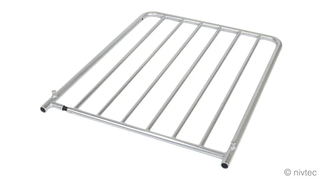 Nivtec safety rail with vertical bars h: 110cm, w:  85cm (#207) 