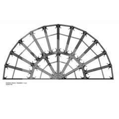 Nivtec platform, triangle kite shape, for Ø 4 m (#25)