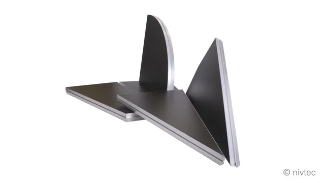 Nivtec platform, extension trapezoid left, for circle Ø 8 m 
