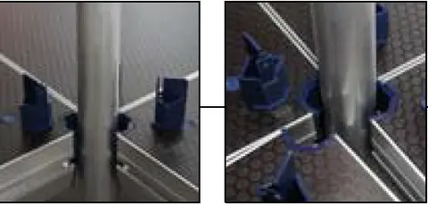 Nivtec platform, 200cm x 100cm 4 recessed corners (#14) 
