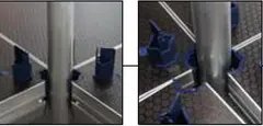 Nivtec platform, 100cm x 50cm recessed corners