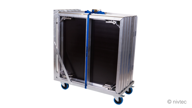 Nivtec platform trolley, small for 6 platforms, 108 x 59cm 