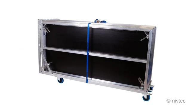 Nivtec platform trolley, large for 6 platforms, 216 x 59cm 