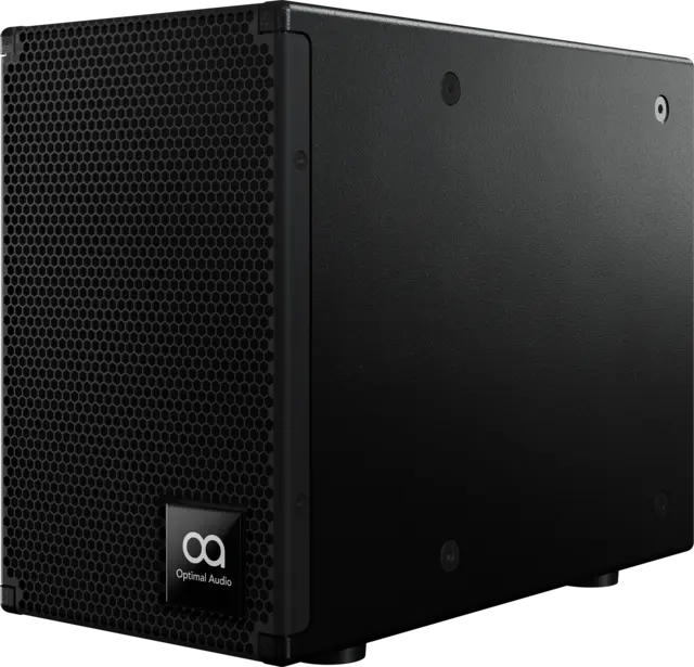 Optimal Audio Sub 6 (Black) Low-profile sub-bass loudspeaker 