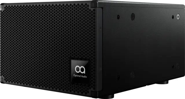 Optimal Audio Sub 6 (Black) Low-profile sub-bass loudspeaker 