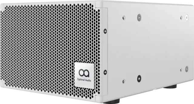 Optimal Audio Sub 6 (White) Low-profile sub-bass loudspeaker 