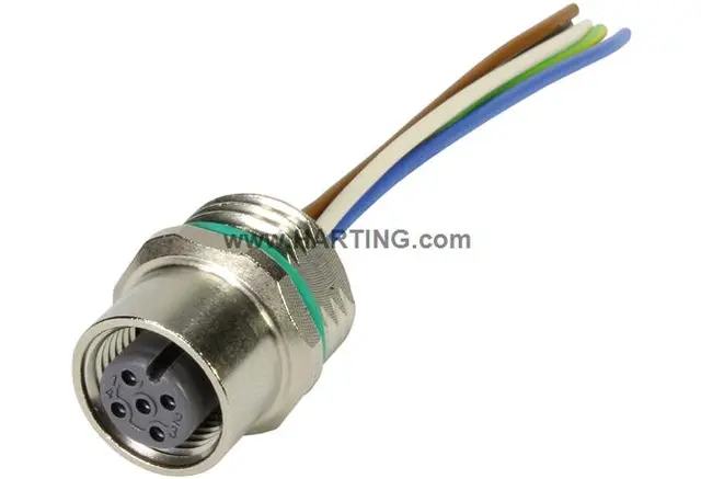 Harting 21 03 317 6505  0,5m Hun kabel chass M12-A 5P 