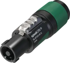 Neutrik NL4FXX-W-S Speakon plugg 4P Skru 6-12mm Hun